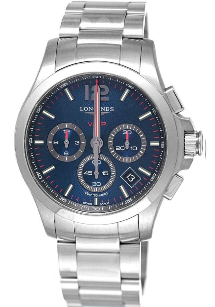 LONGINES V.H.P. Chronograph 42MM Men's Watch L3.717.4.96.6