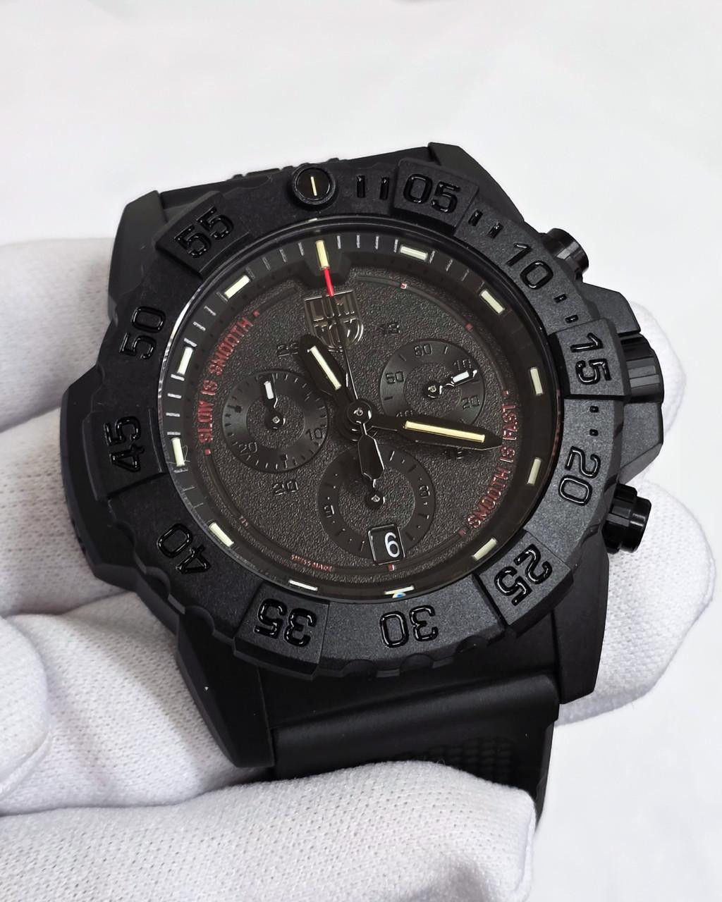 Luminox Navy Seal ブラック Luminox Navy Seal Blackout Stainless Steel Men's Watch, 45mm