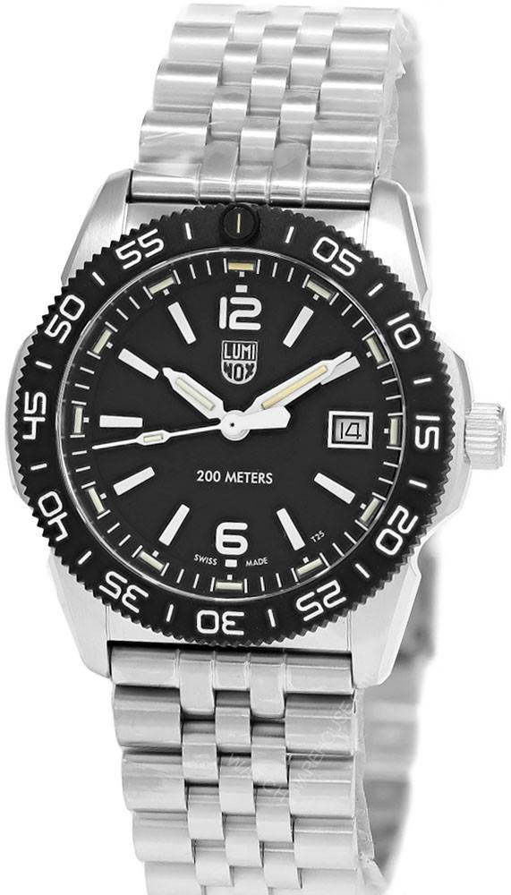 LUMINOX Pacific Diver Ripple SS 39MM Men's Dive Watch XS.3122M.1