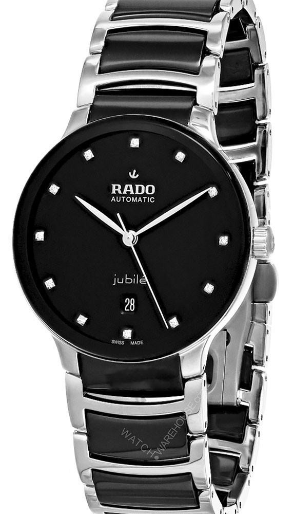 RADO Centric Automatic 39.5MM 12 Diamond Unisex Watch R30018742 | Fast ...