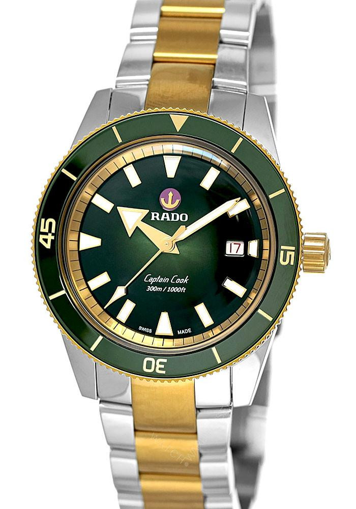 【特別価格】RADO Captain Cook Automatic Diamonds R32500703 Rado HyperChrome Captain Cook Automatic Diamond Silver Dial