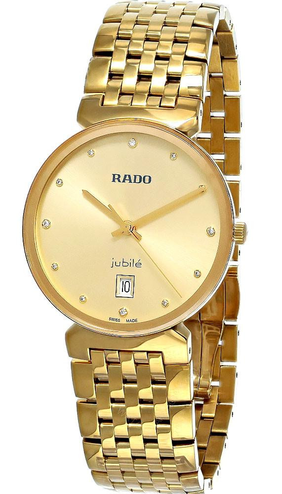 RADO Florence Quartz 38MM Gold With Diamonds Unisex Watch
