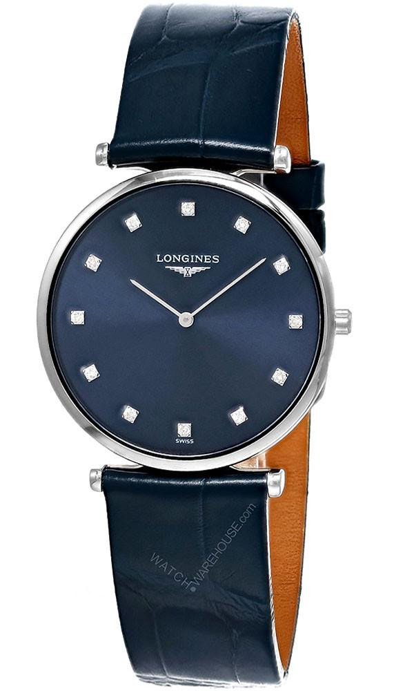 LONGINES La Grande Classique 33MM 12 Diamond Blue Dial Unisex