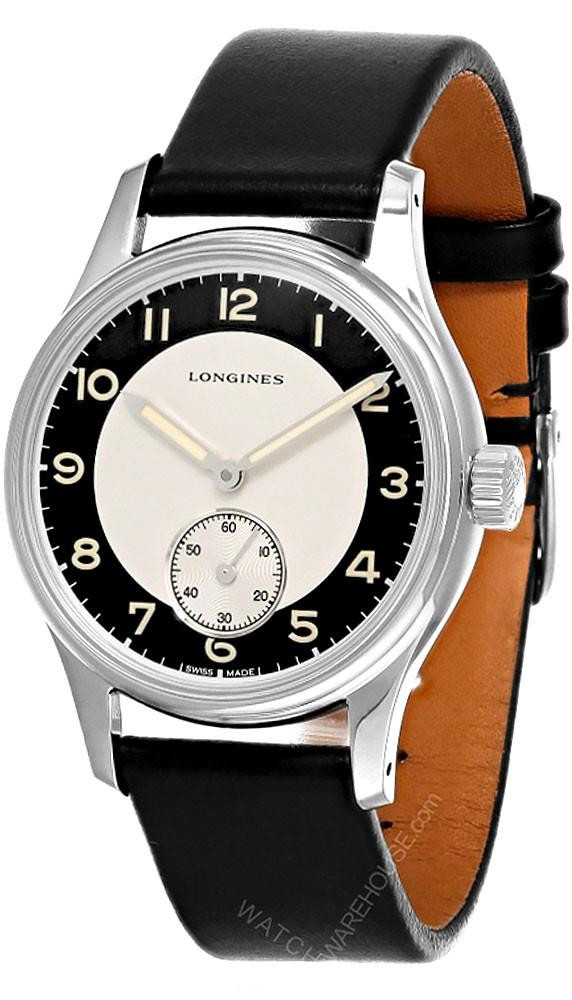 LONGINES Heritage Classic Automatic 38.5MM Tuxedo Men's Watch L2.330.4.93.0 / L23304930