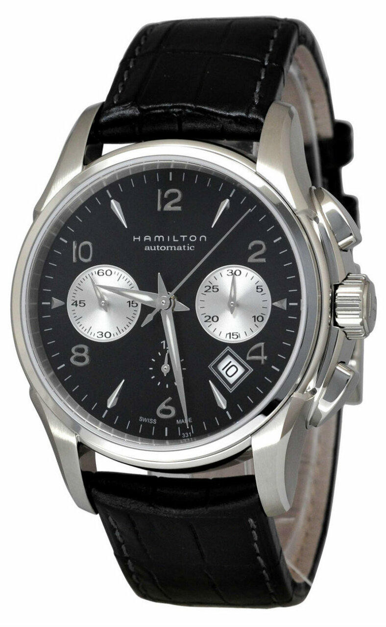 HAMILTON Jazzmaster CHRONO Leather Automatic Men's Watch H32656833