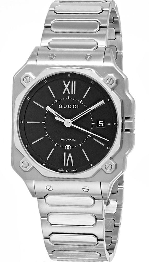 GUCCI YA142404 Diamond Dial Silver Tone 142.4 Series Women's