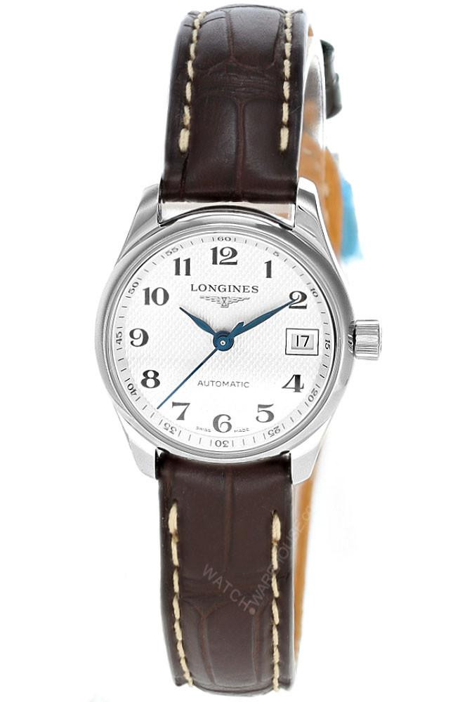 LONGINES Master Collection Automatic 25.5MM Silver Dial Women's Watch L2.128.4.78.3