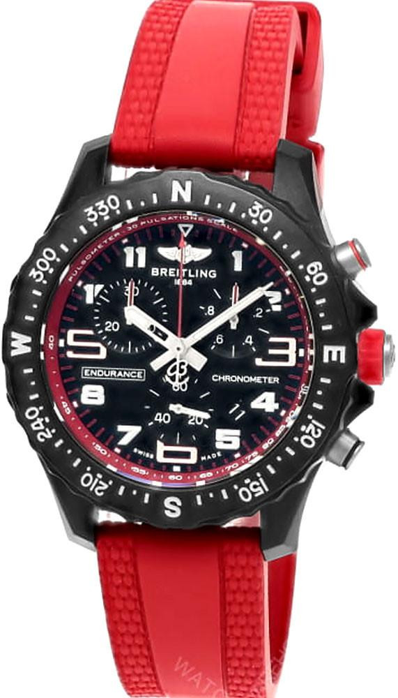 BREITLING Endurance Pro 38MM Red Rubber Unisex Watch X83310D91B2S1
