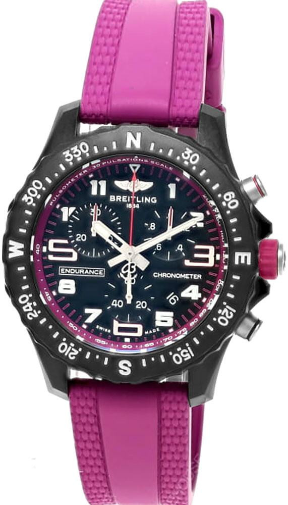 BREITLING Endurance Pro 38MM Purple Rubber Unisex Watch X83310F61B1S1
