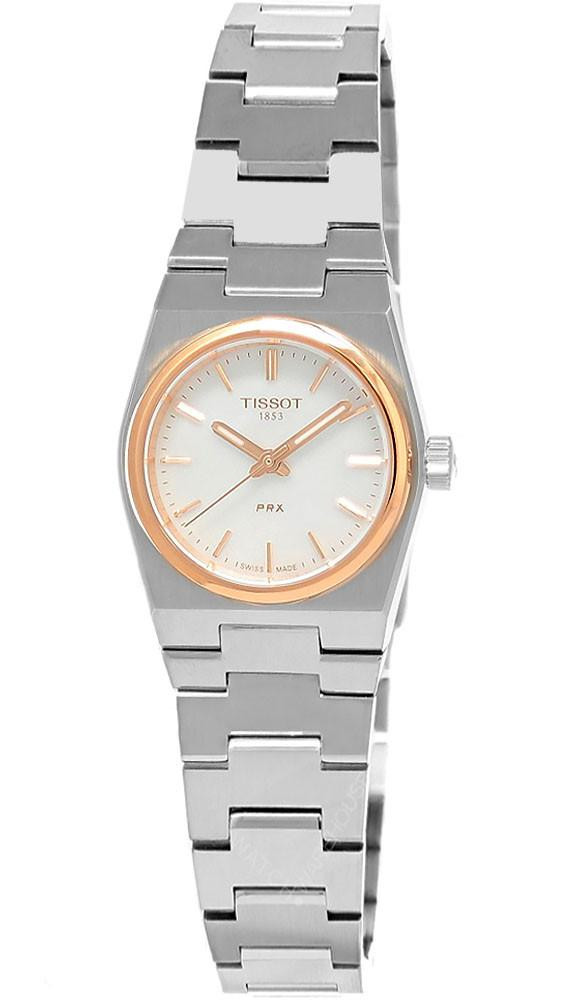 TISSOT PRX Quartz SS 25MM White MOP Dial Women's Watch