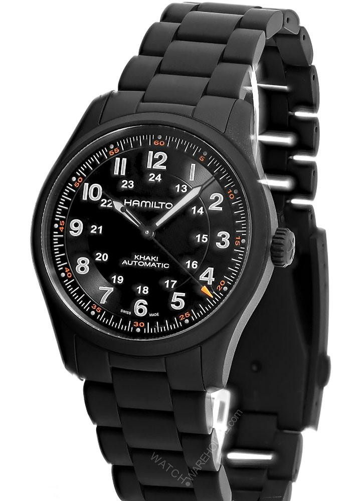 K*@様 HAMILTON ブラックアナログ時計 hamilton-watches-hamilton-