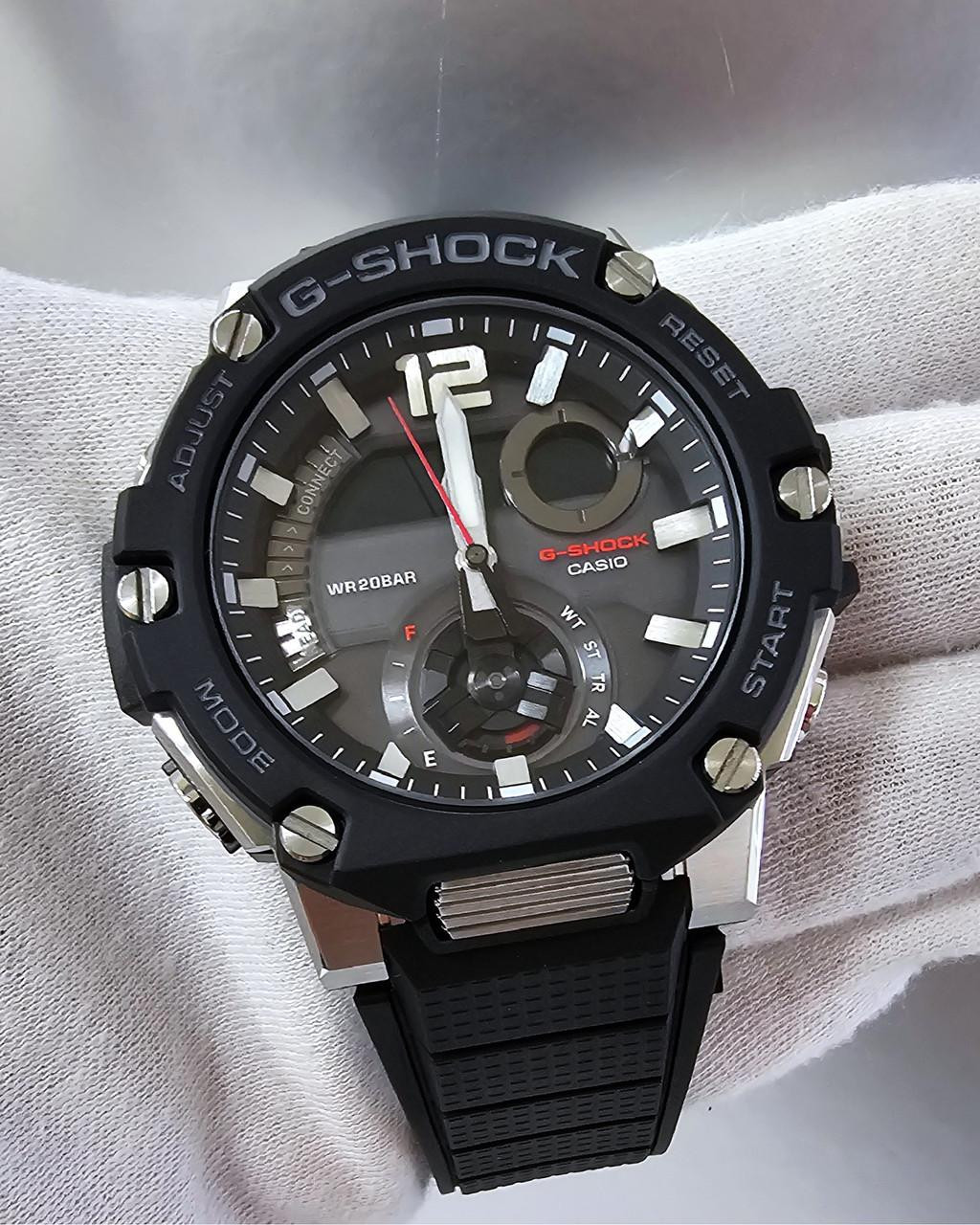 CASIO G-Steel Solar Powered Bluetooth Connect Resin Band Men's