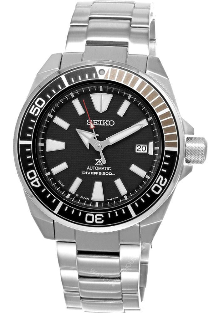 SEIKO Prospex Sea Automatic 44 MM Black Dial Diver's Men's Watch SRPF03