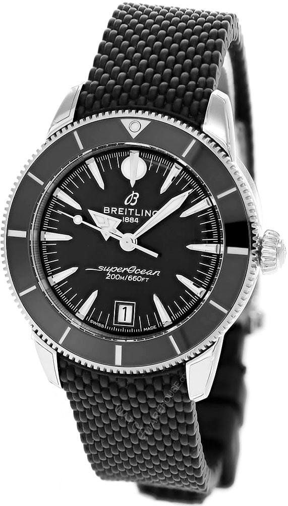 BREITLING Superocean Heritage B31 Automatic 40MM Black Dial Rubber Men's Watch AB3110241B1S1