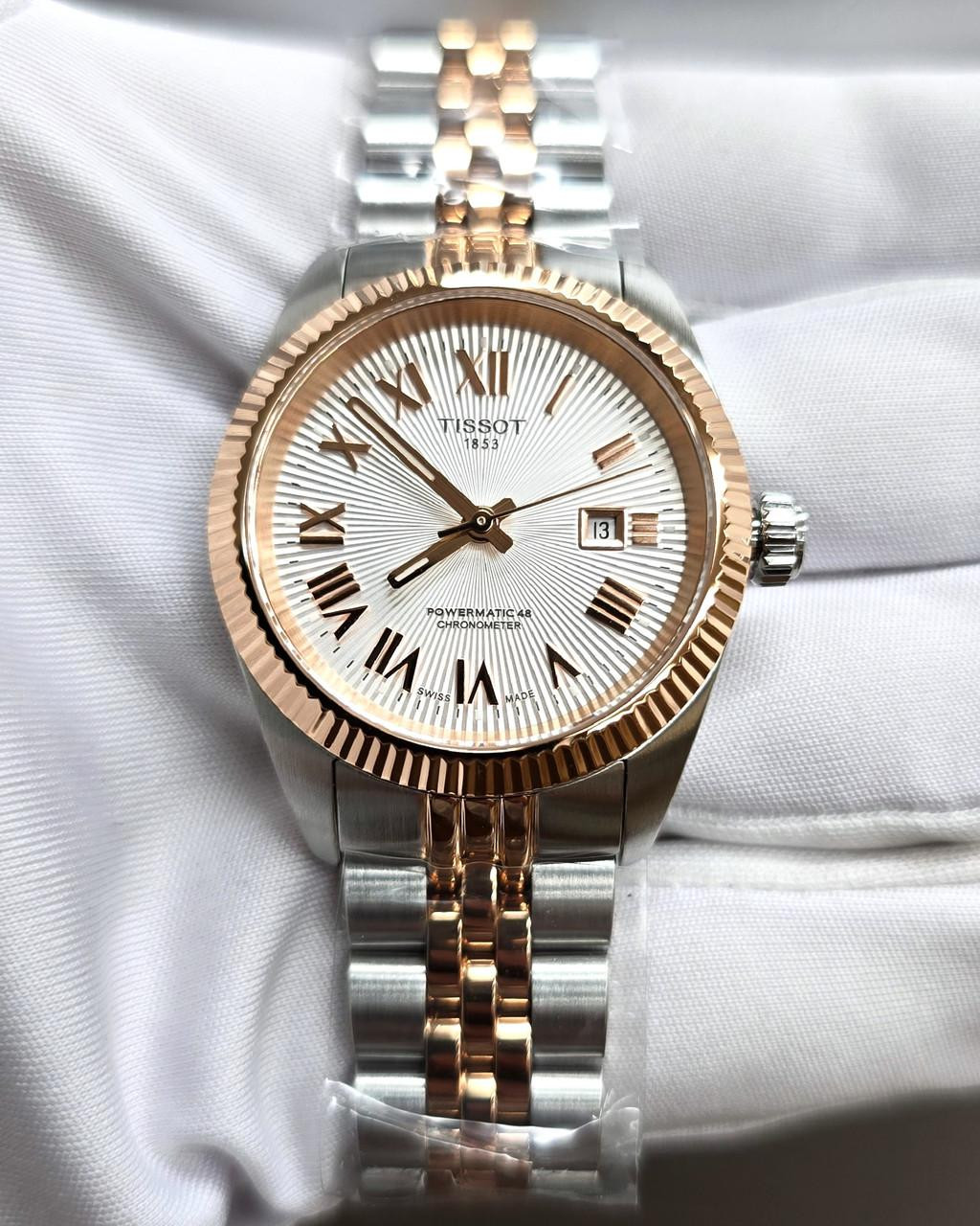 TISSOT Ballade Chronometer Automatic 30MM Silver Dial Two-Tone