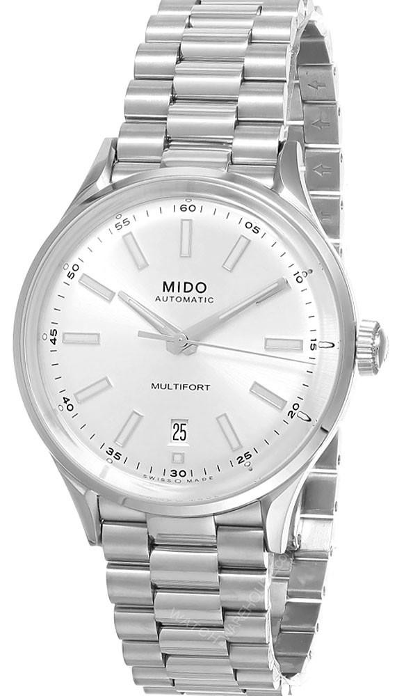 MIDO Multifort Patrimony Powerwind SS 40MM Silver Dial Men's Watch
