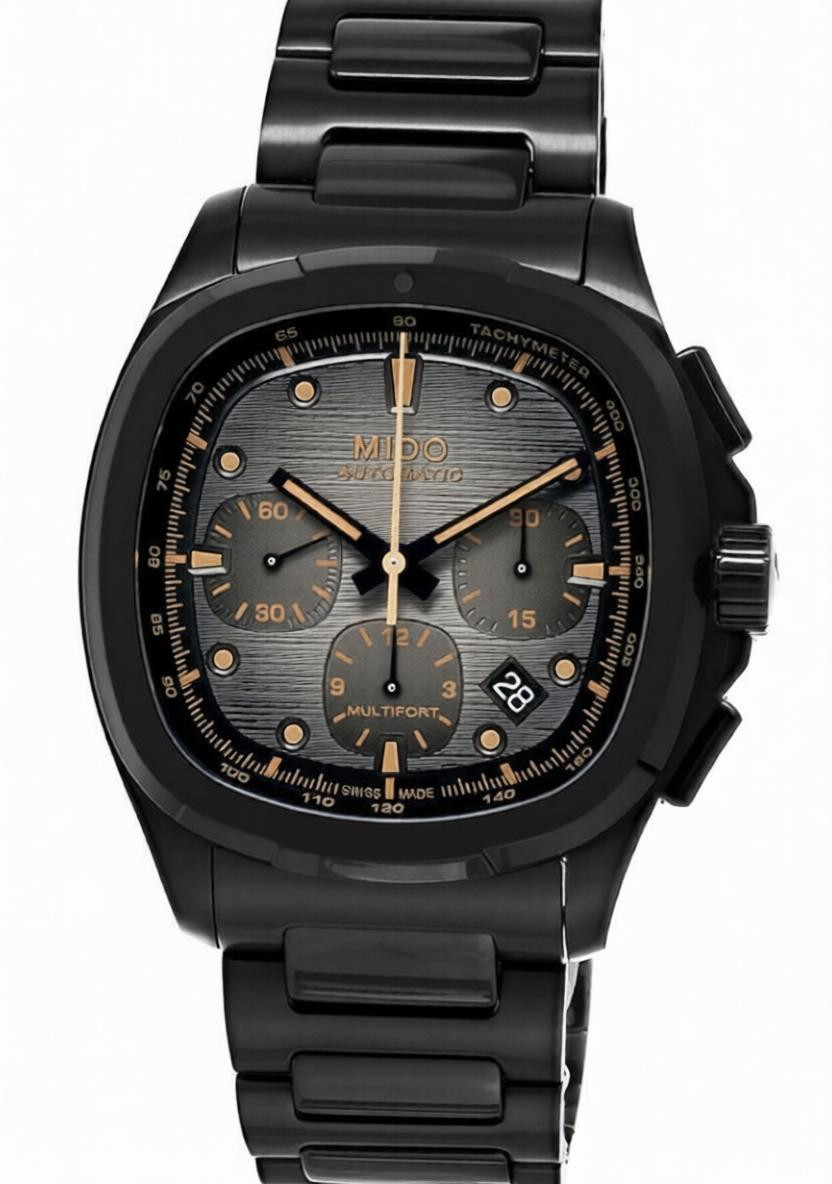 MIDO Multifort TV Chronograph 42MM Grey Dial Men's Watch M049.527.33.081.00
