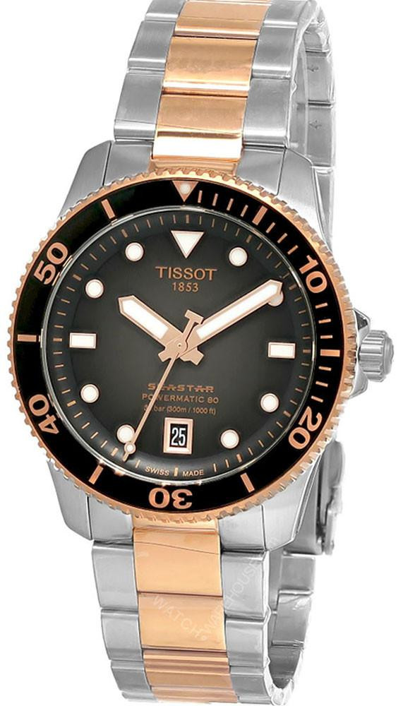 TISSOT Seastar 1000 Automatic 40MM Graded Grey-Black Dial Men's