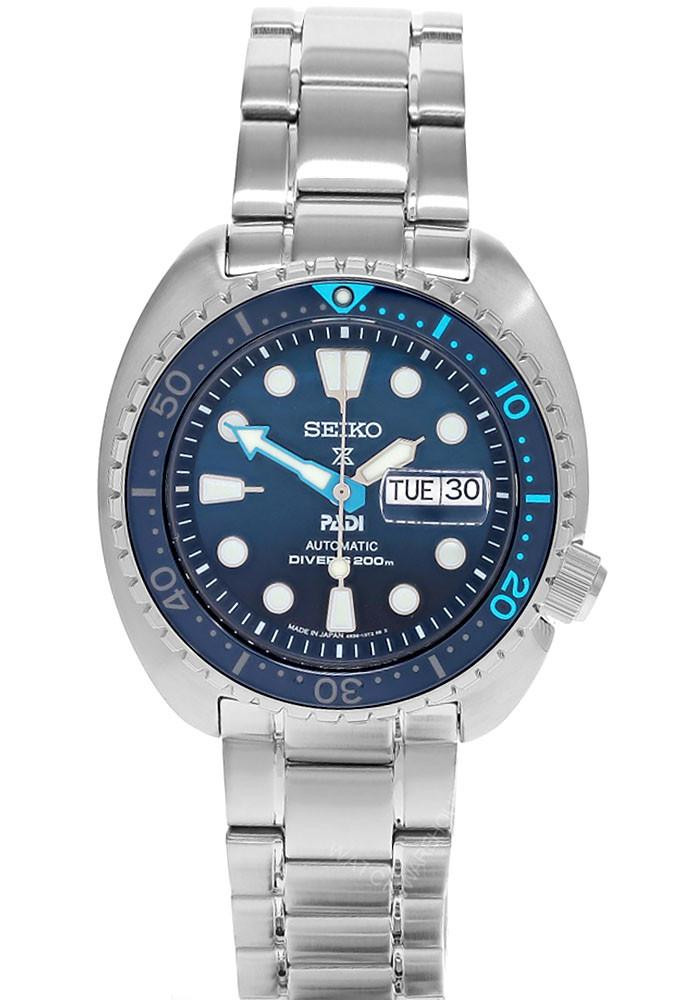 SEIKO Prospex PADI Special Edition SS 45MM Blue Dial Men's Watch SRPK01
