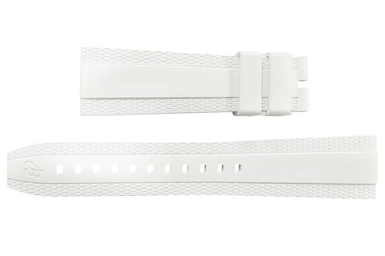 BREITLING White Diver Pro 22/18MM Rubber Strap 334S
