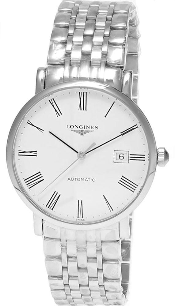 LONGINES Elegant Automatic SS 39MM White Dial Men's Watch L4.910.4.11.6
