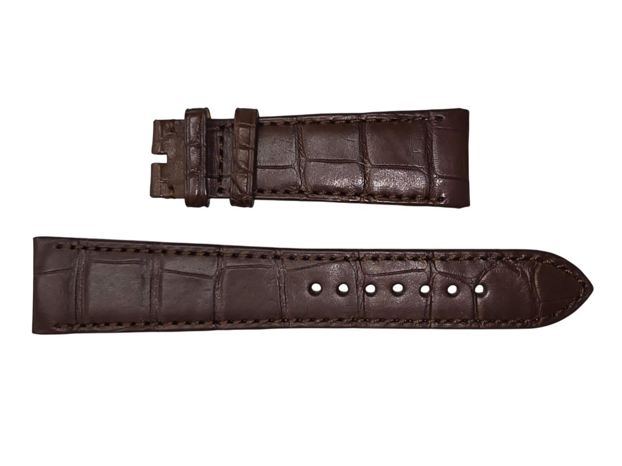BREITLING Brown 22/18MM Alligator Leather Strap 1088P