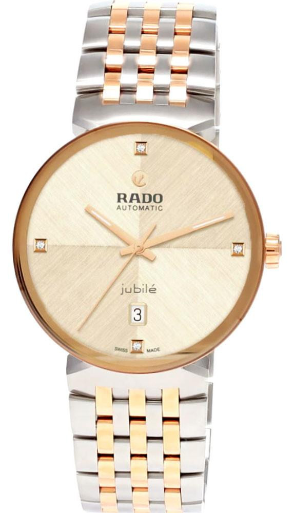 【新品電池交換済】RADO FLORENCE 腕時計 クォーツ コンビカラー RADO Florence Automatic 39MM Champagne Dial Two-Toned Men's Watch