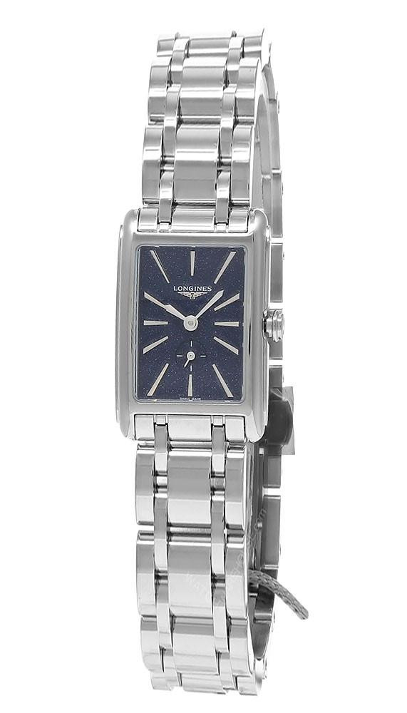 未*来様 LONGINES　L5.646.3 LONGINES DolceVita Quartz SS 20MM Blue Dial Women's Watch L5.255.4