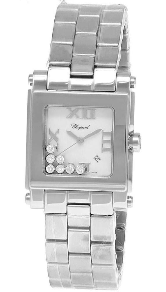 CHOPARD Happy Sport 30MM 7 Floating Diamonds Women's Watch 278496-3001