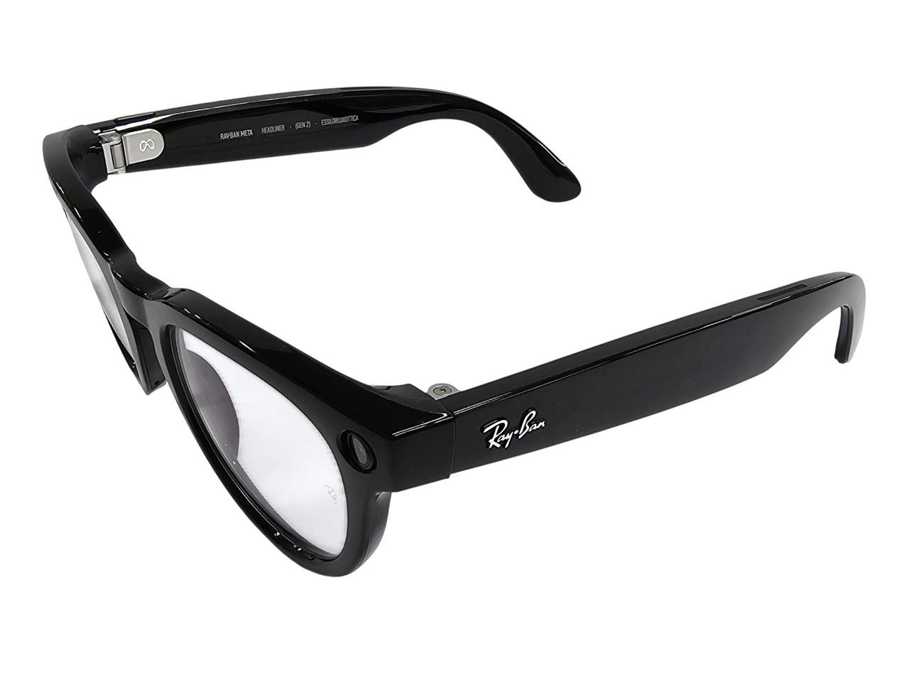 RAY-BAN Meta Wayfarer GEN 2 Shiny Black Phantos Graphite Green