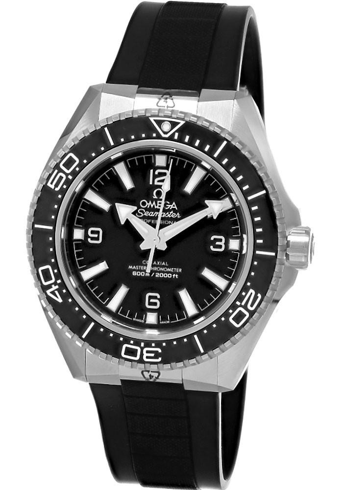 OMEGA Seamaster Planet Ocean 600M 42MM Black Dial Rubber Men's Watch 217.32.42.21.01.001
