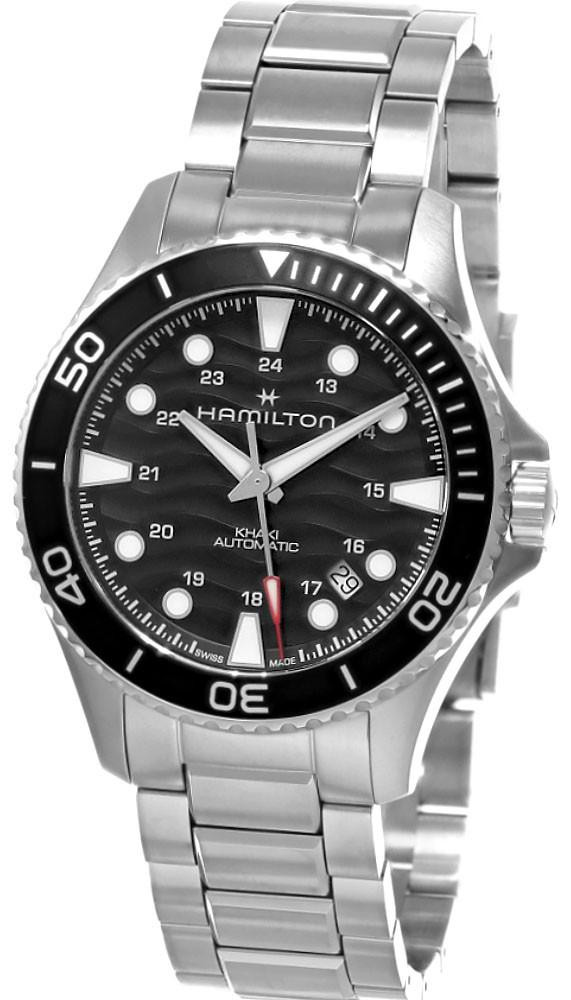 HAMILTON Khaki Navy Scuba Automatic SS 40MM Black Dial Men's Watch H82415130