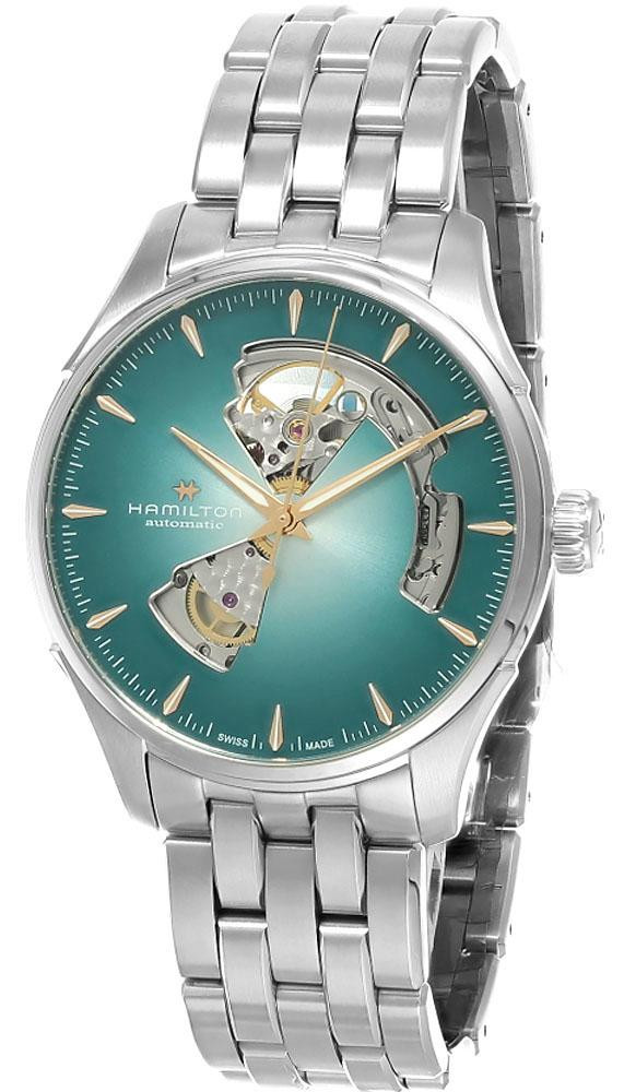 HAMILTON Jazzmaster Open Heart Automatic SS 40MM Blue Dial Men's Watch H32675141