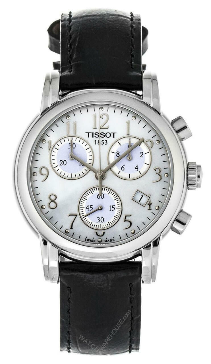 TISSOT T-Classic Dressport BLK Leather Women display picture 1