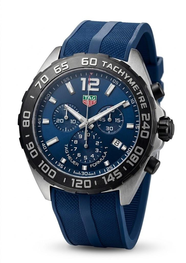 TAG HEUER Formula 1 Chronograph Quartz 43MM Rubber Watch CAZ101AV.FT8077