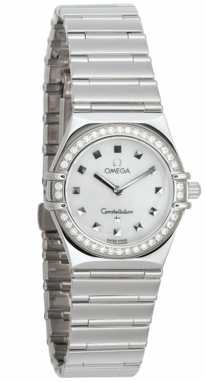 OMEGA Constellation My Choice WHT Pearl Diamond Women Watch 