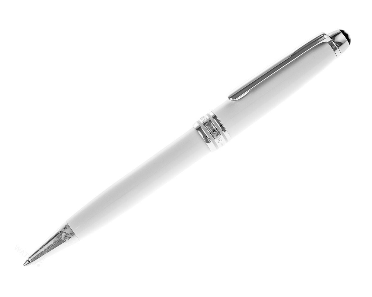 MONTBLANC Tribute to the Montblanc White Ballpoint Pen 106846