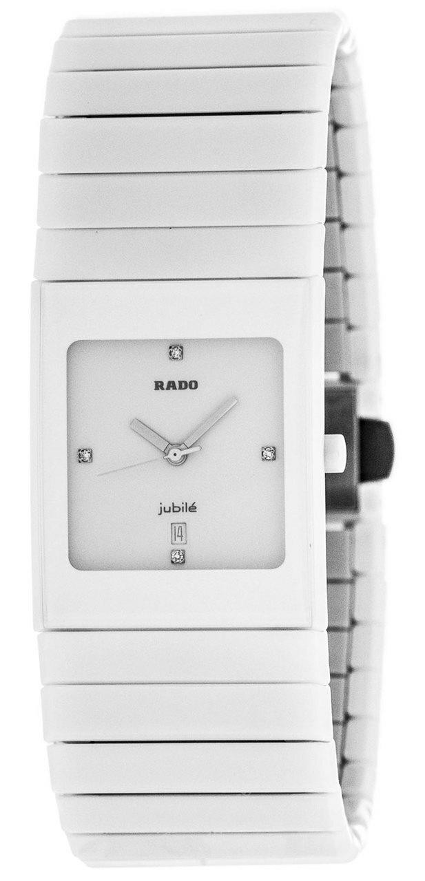 RADO Jubile Quartz White Ceramic Men's Watch R21711702 / R21