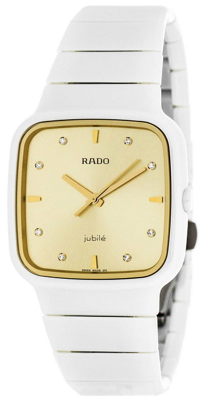 RADO Jubile Midsize WHT Ceramic Men's Watch R28900702 / R28.900.70