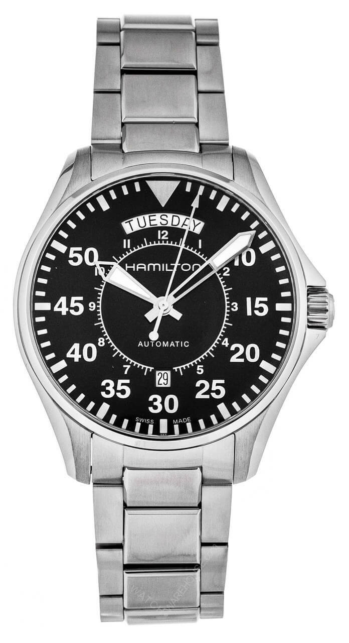 Photos - Wrist Watch Hamilton Khaki Aviation Pilot Day Date Automatic Men's Watch H64615135 