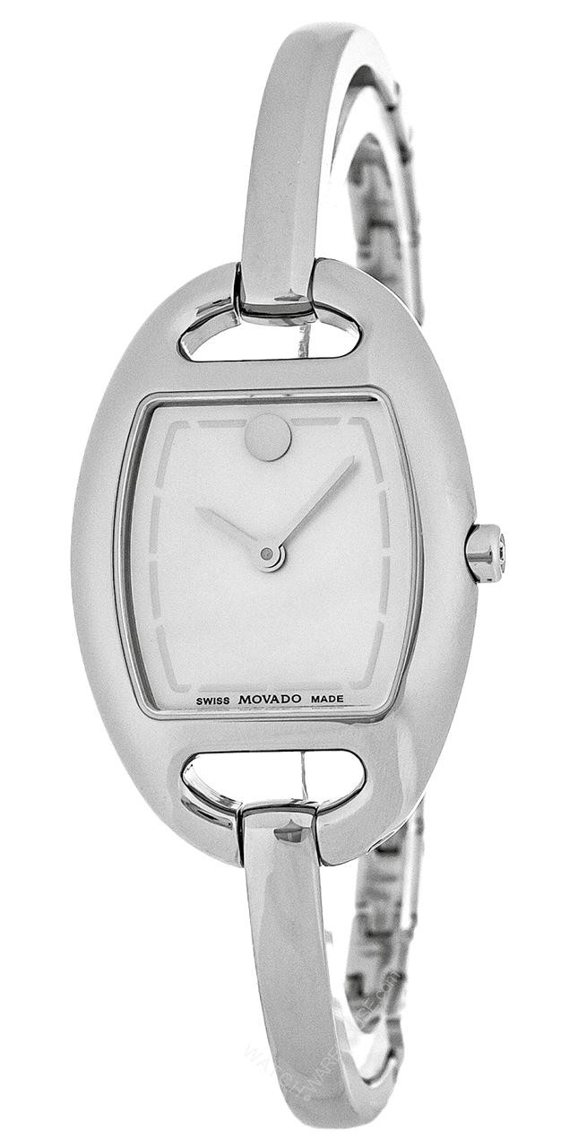 MOVADO Miri White Mother of Pearl Dial Bracelet Women display picture 2
