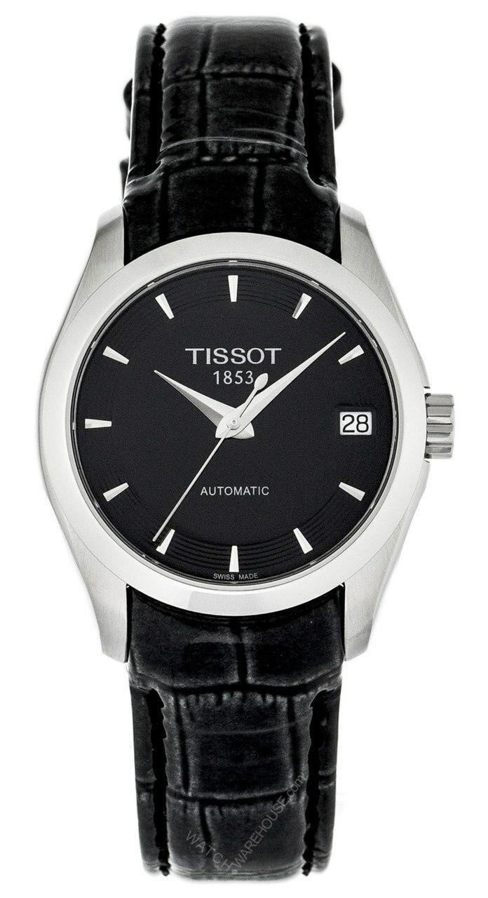Tissot Black Leather Woman’s watch Tissot Women main image 4