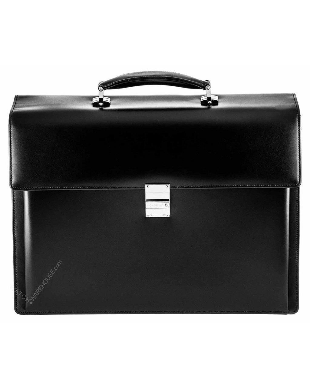 新品未使用MontblancMeisterstück ケース箱付き 正規品 MONTBLANC Meisterstuck Triple Gusset Briefcase w/Laptop Holder