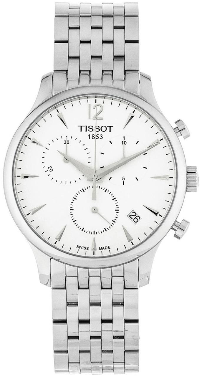 TISSOT Tradition Chronograph 42MM Quartz SS Men's Watch T0636171103700 ...