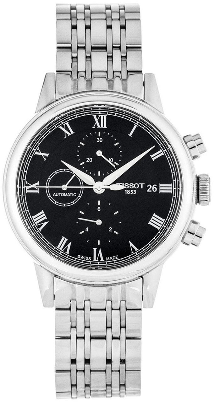 TISSOT Carson Chronograph Automatic S-Steel Men display picture 2