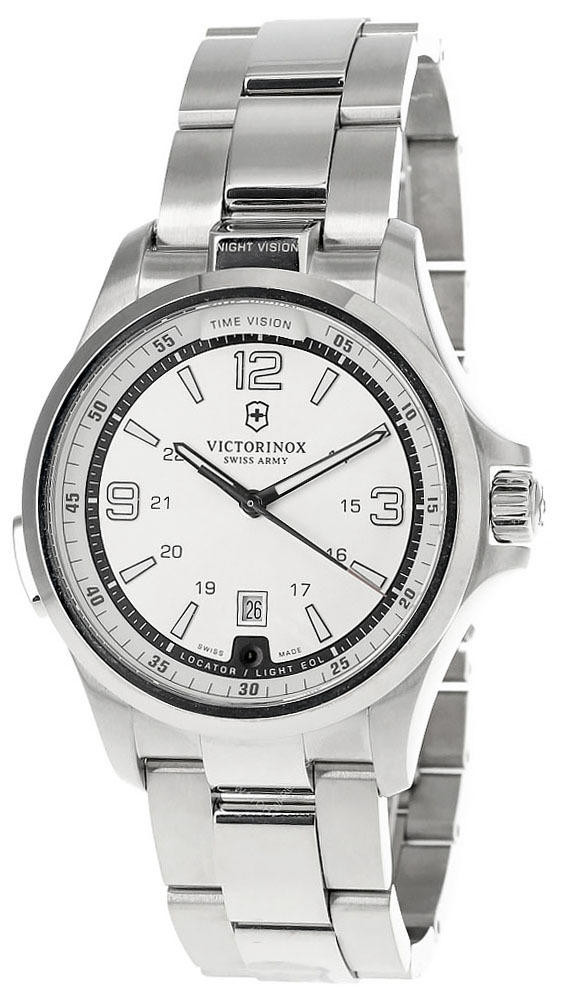 Hページ VICTORINOX Night Vision Chronograph Stainless Steel Men's Watch