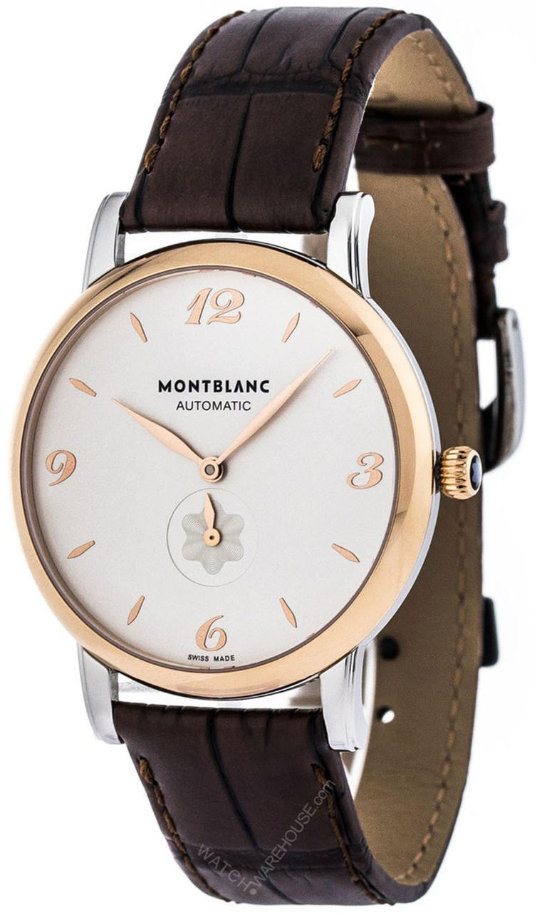 MONTBLANC Star Classique 39MM Automatic Brown Leather Men's Watch