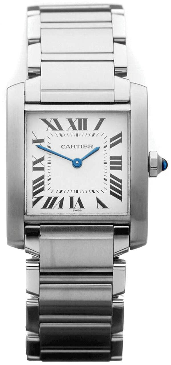 Women's square silver on sale watch