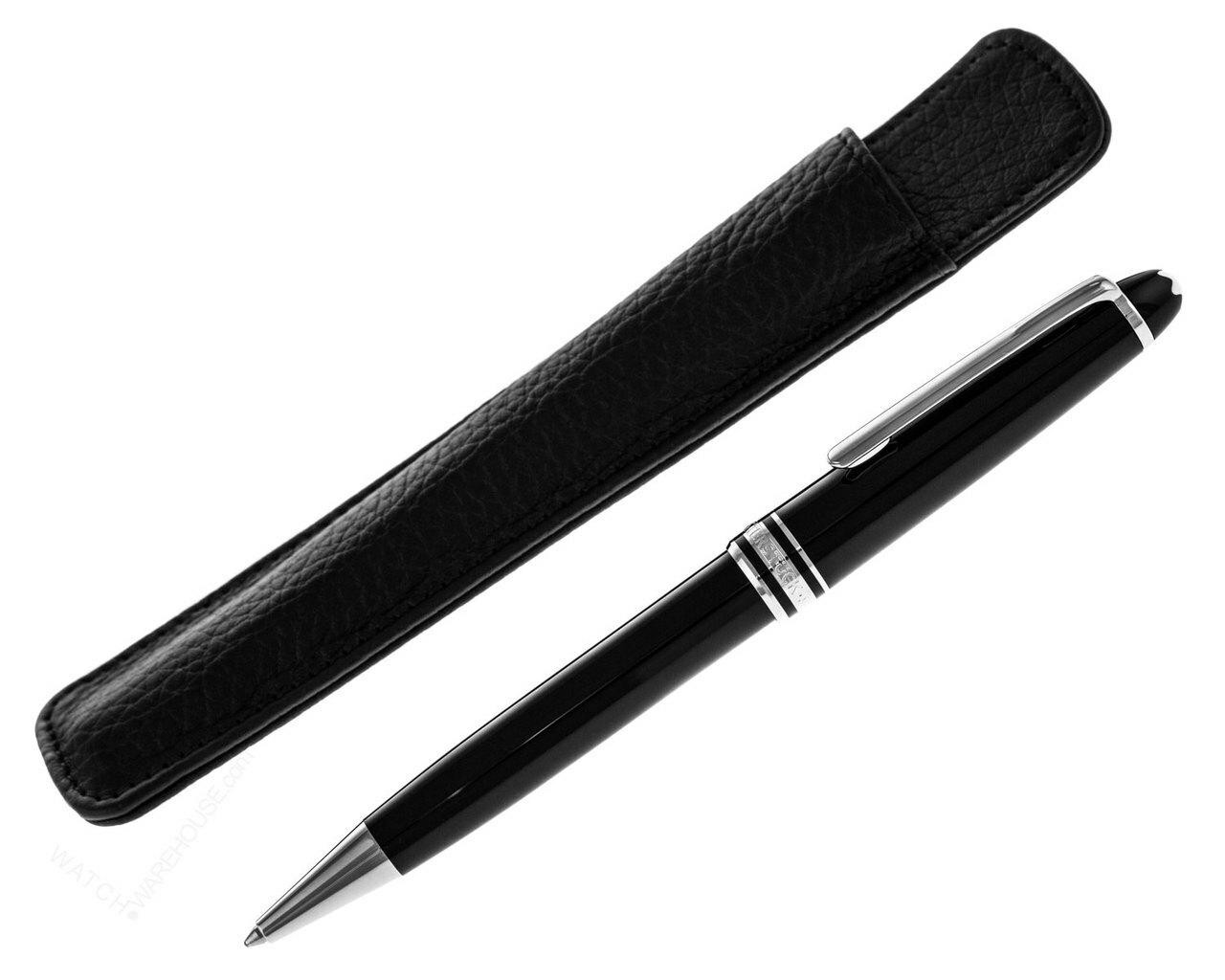 Middel Ik was verrast Vroeg MONTBLANC Meisterstuck 2866 Travel Pouch Set Ballpoint Pen 112513 | Fast &  Free US Shipping | Watch Warehouse