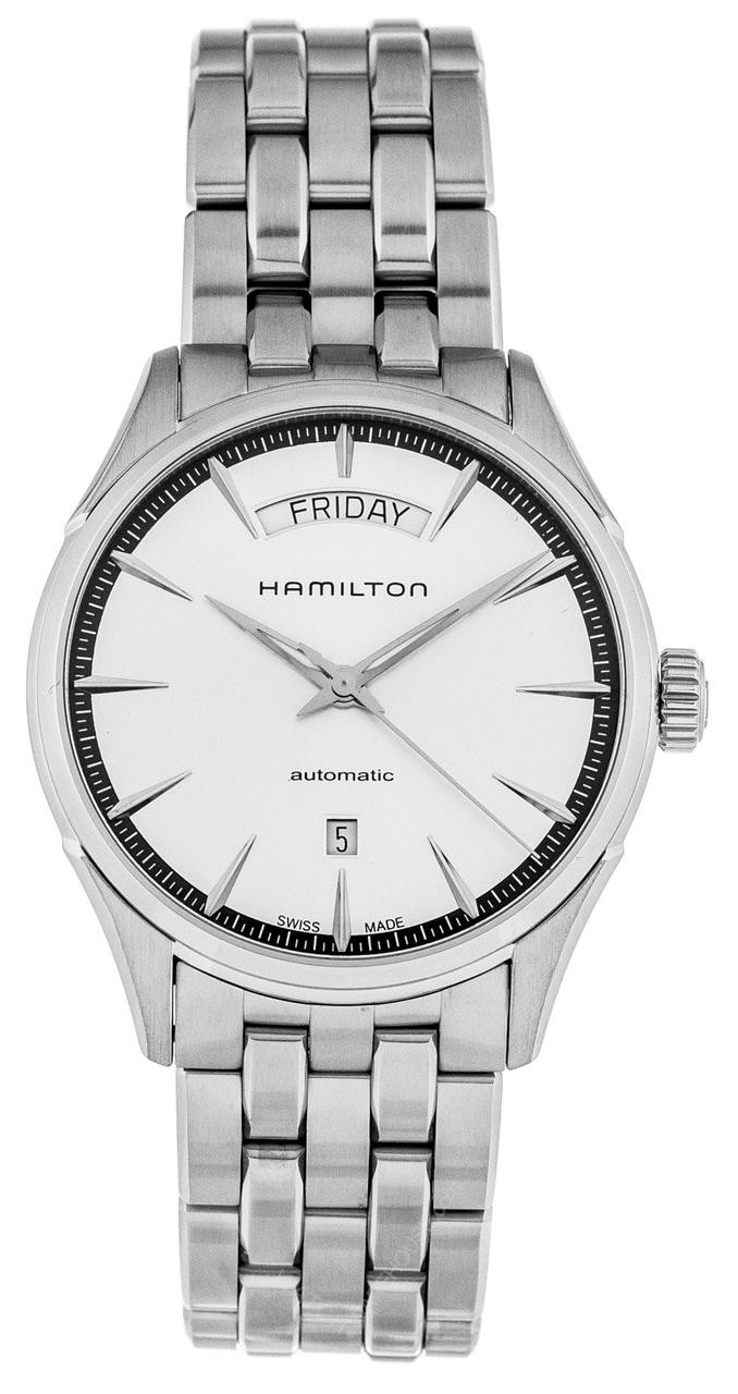 Hamilton Jazzmaster シルバー 時計　ジャンク HAMILTON Jazzmaster 42MM AUTO SS Silver Dial Men's Watch H42565151